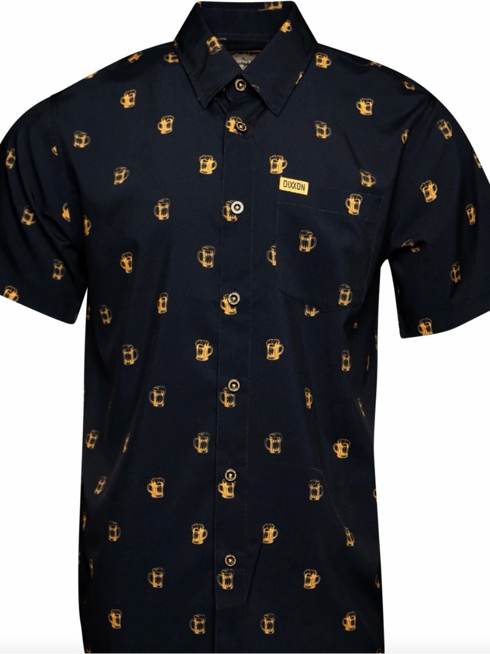 DIXXON Men’s 5XL “Scuttered” Short Sleeved Button-Down, NWT